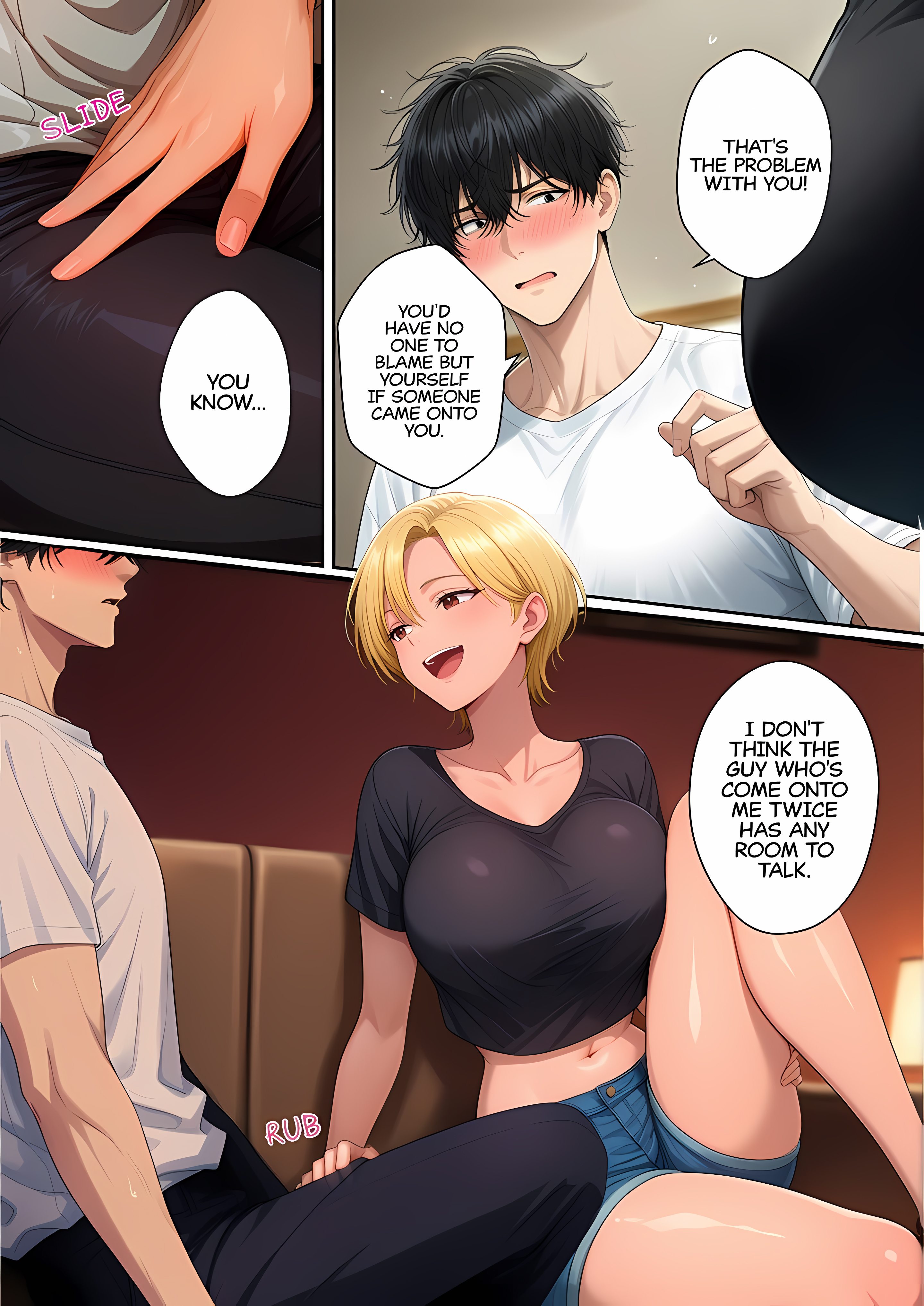 The Girl Waiting for a Banging: I’m Sleeping, so You Can Do Anything You Like, Chapter 3, page 9