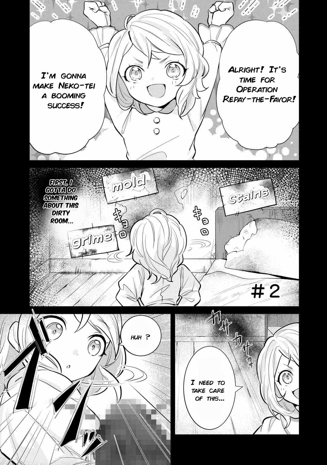 Tensei Shitara Suterareta ga, Hirowarete Tanoshiku Ikiteimasu, Chapter 2, page 1
