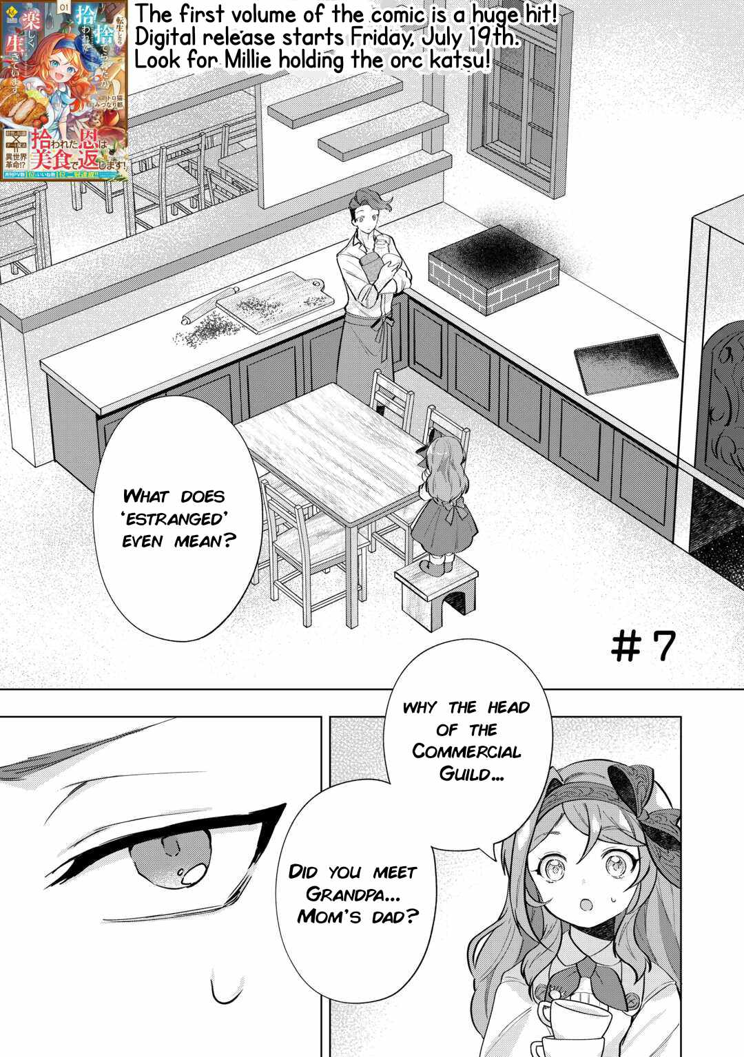 Tensei Shitara Suterareta ga, Hirowarete Tanoshiku Ikiteimasu, Chapter 7, page 1