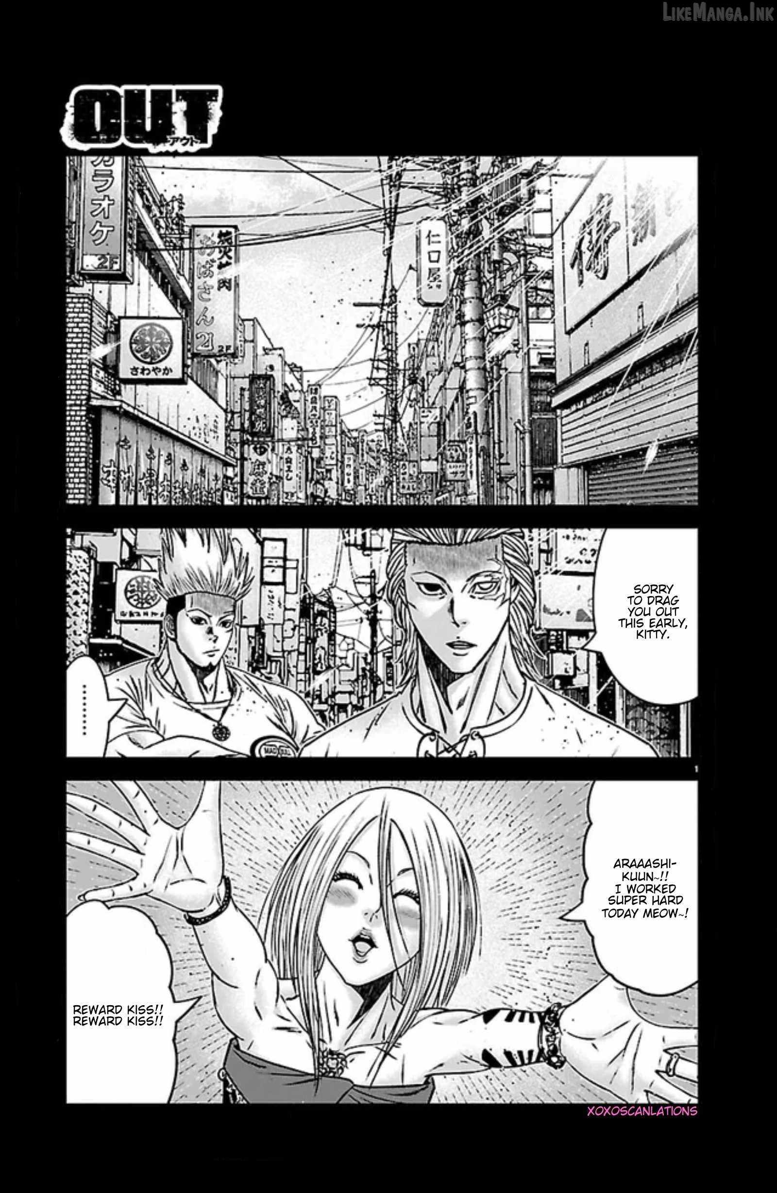 Out (Makoto Mizuta), Chapter 272, page 1