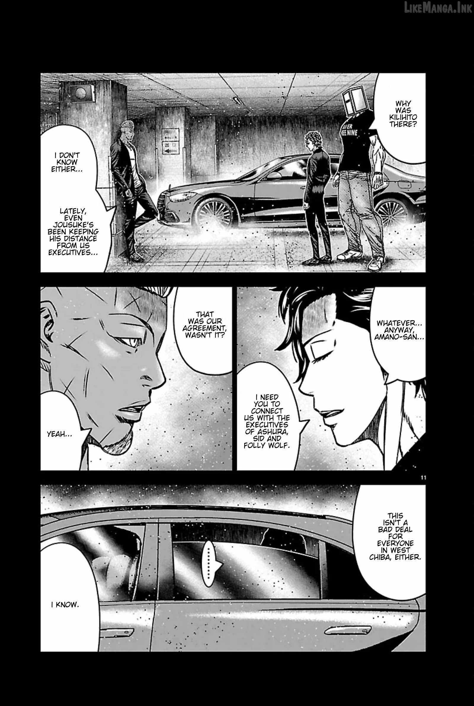 Out (Makoto Mizuta), Chapter 272, page 11