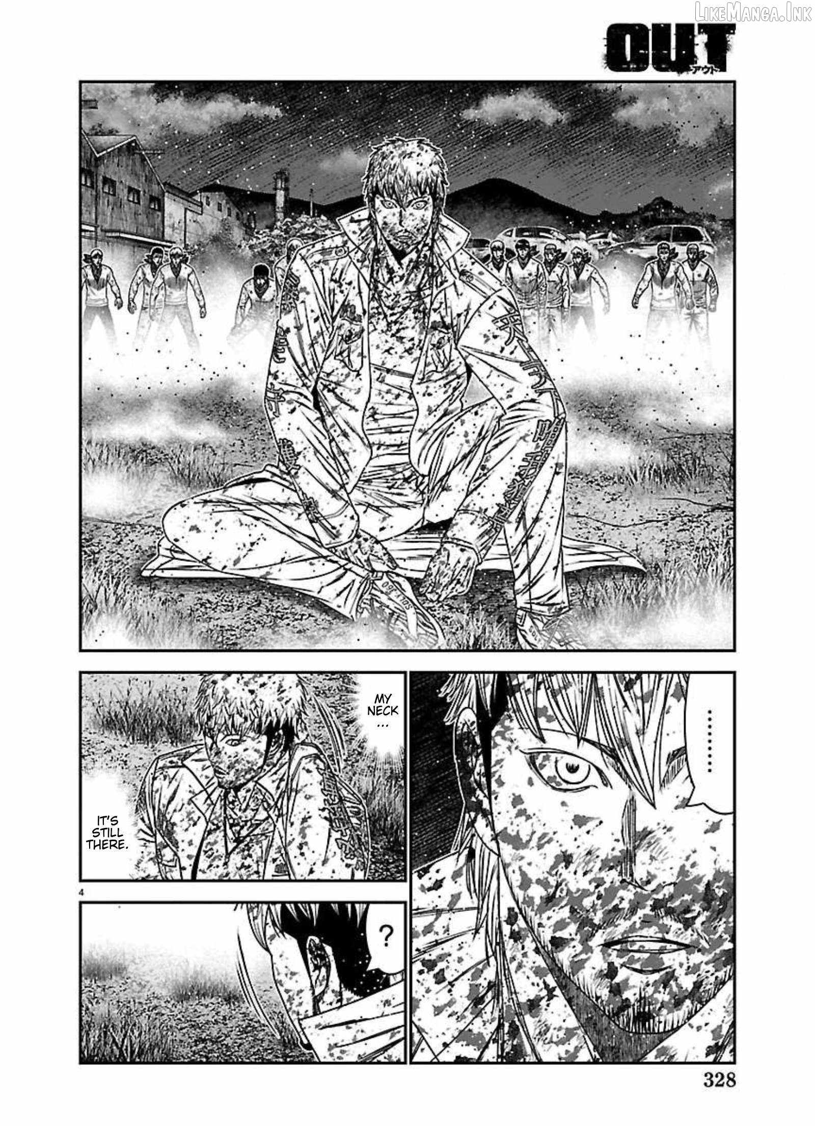 Out (Makoto Mizuta), Chapter 273, page 3