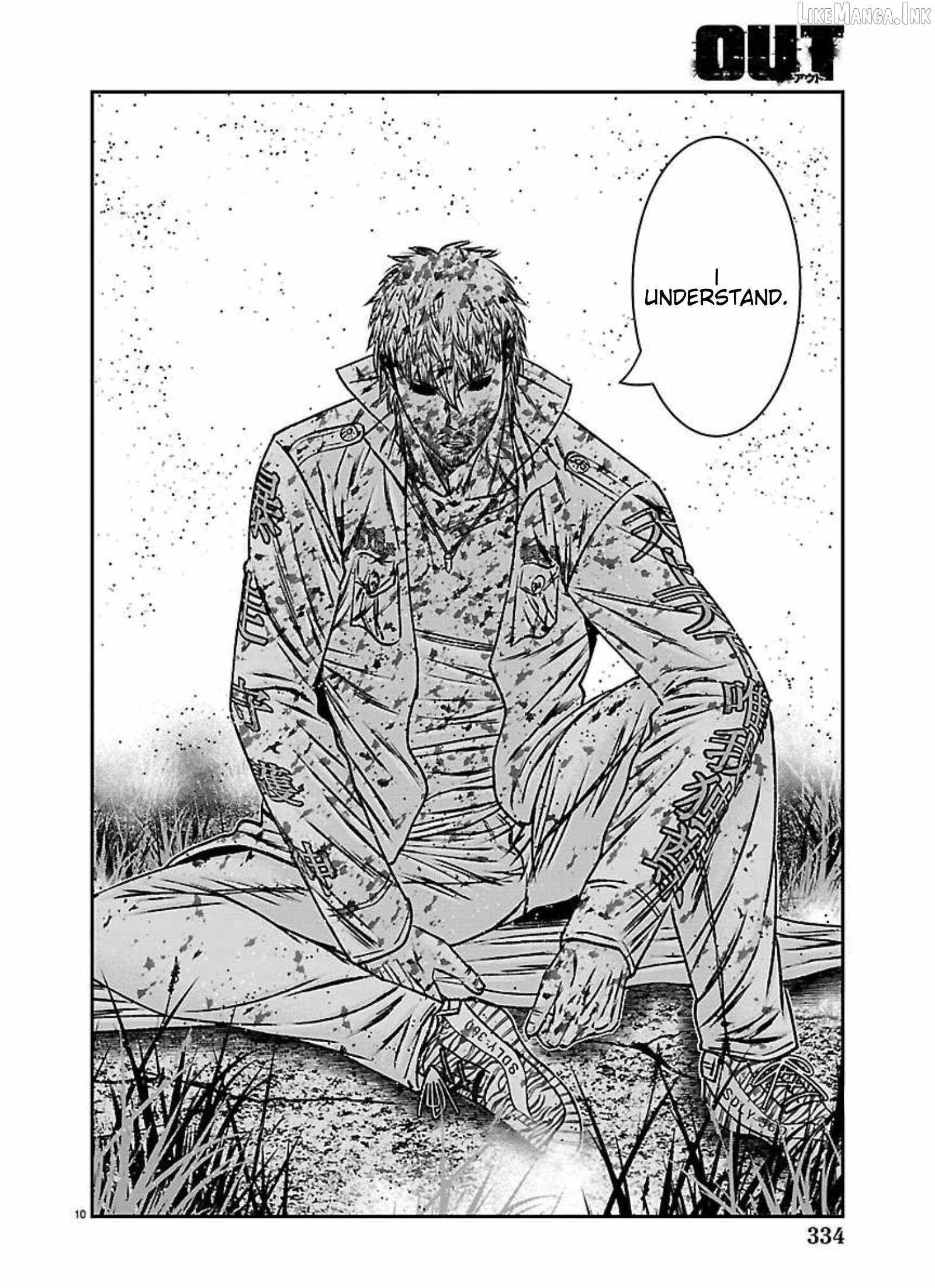 Out (Makoto Mizuta), Chapter 273, page 8