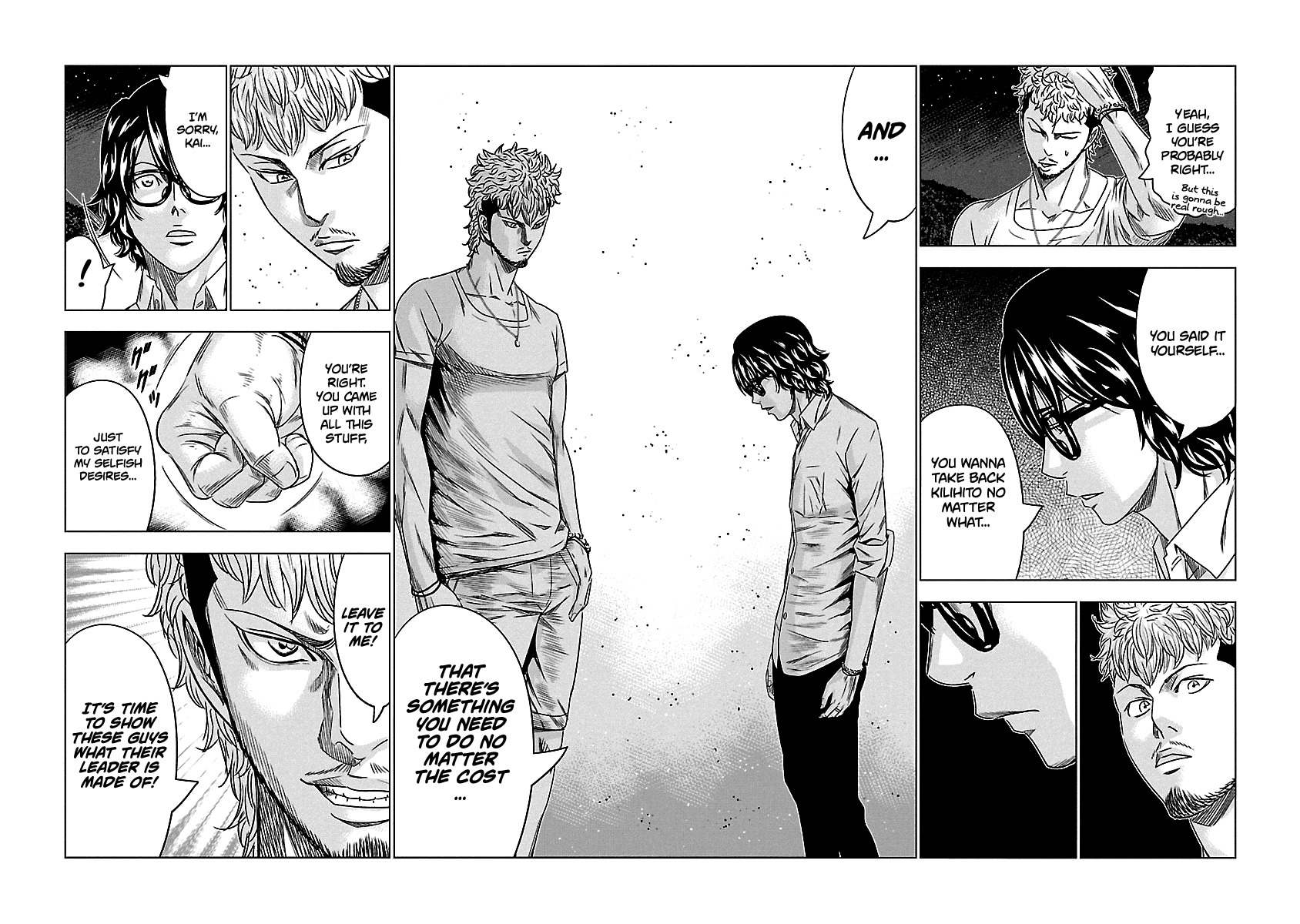 Out (Makoto Mizuta), Chapter 76, page 9