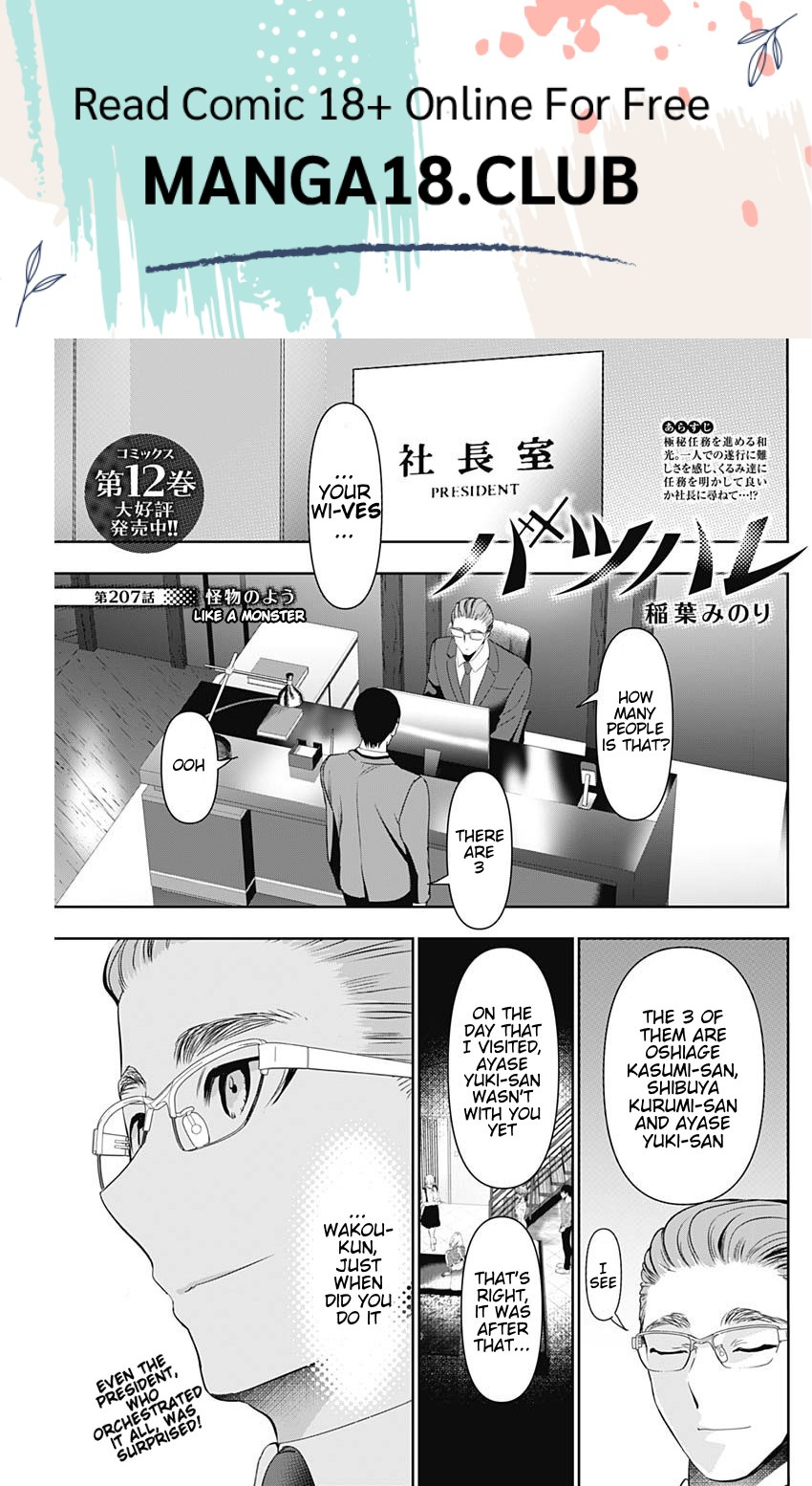 Batsu-Hare, Chapter 207, page 1