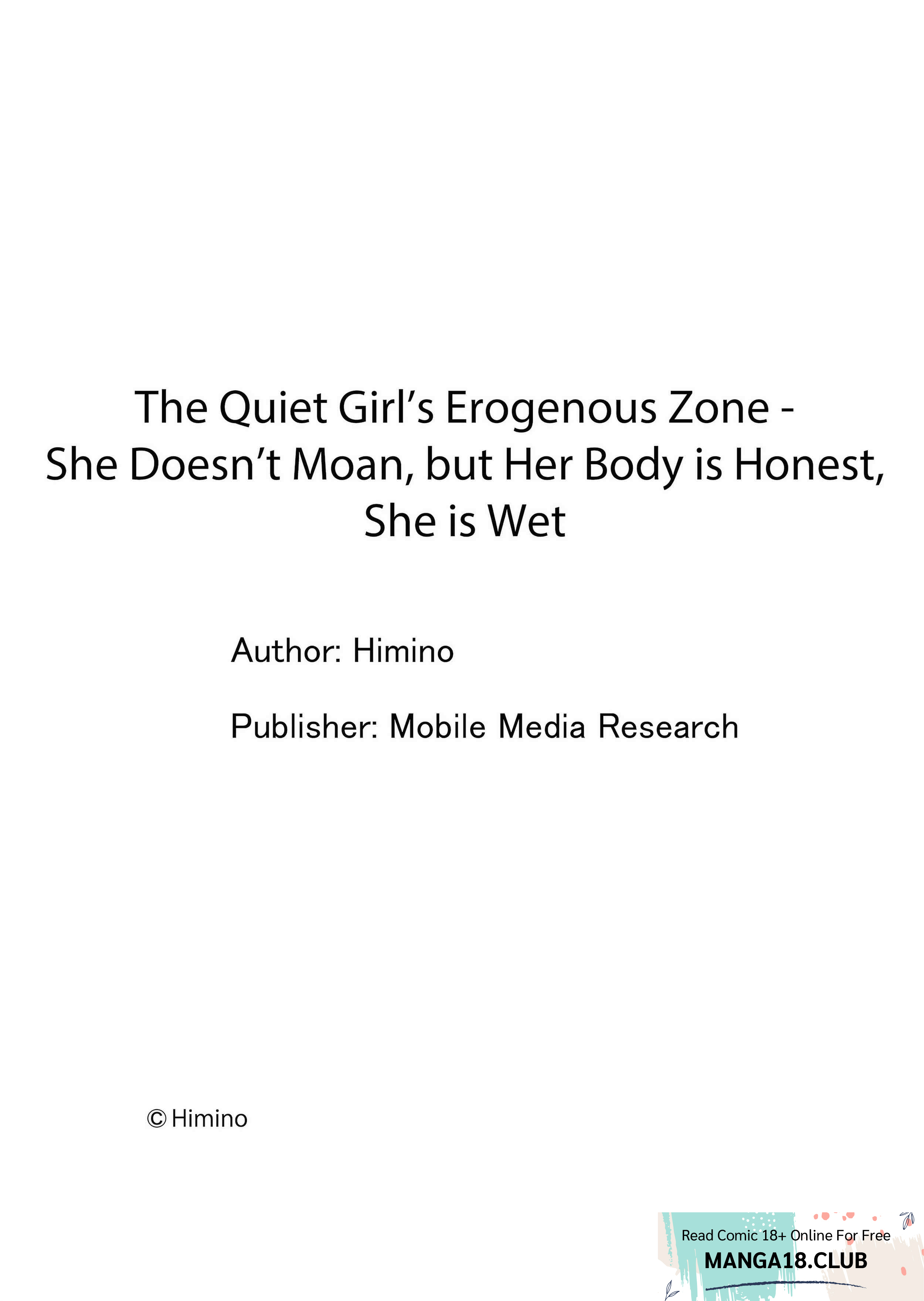 The Quiet Girl’s Erogenous Zone, Chapter 79, page 9
