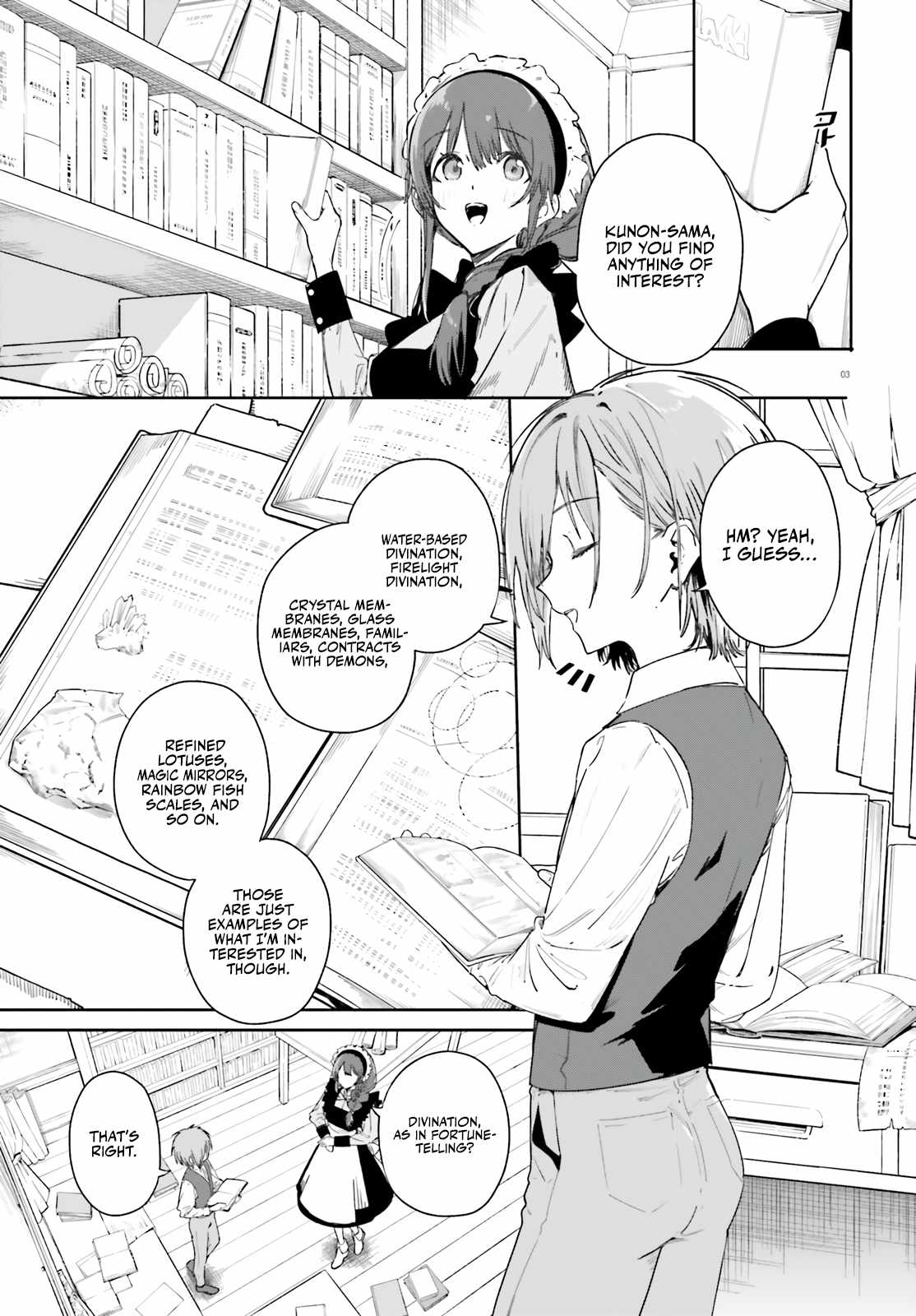 Kunon The Sorcerer Can See Through, Chapter 3, page 4