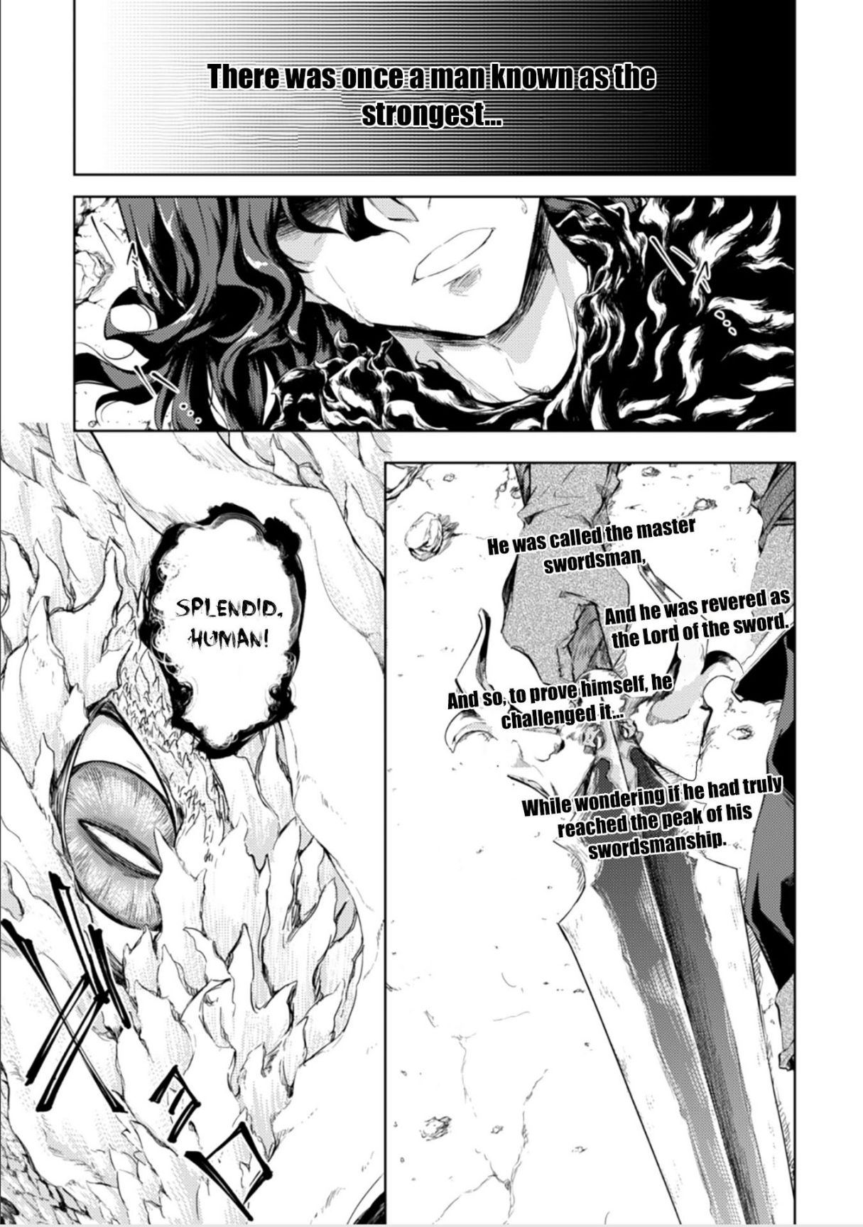 Moto Saikyou no Kenshi wa, Isekai Mahou ni Akogareru, Chapter 1, page 3