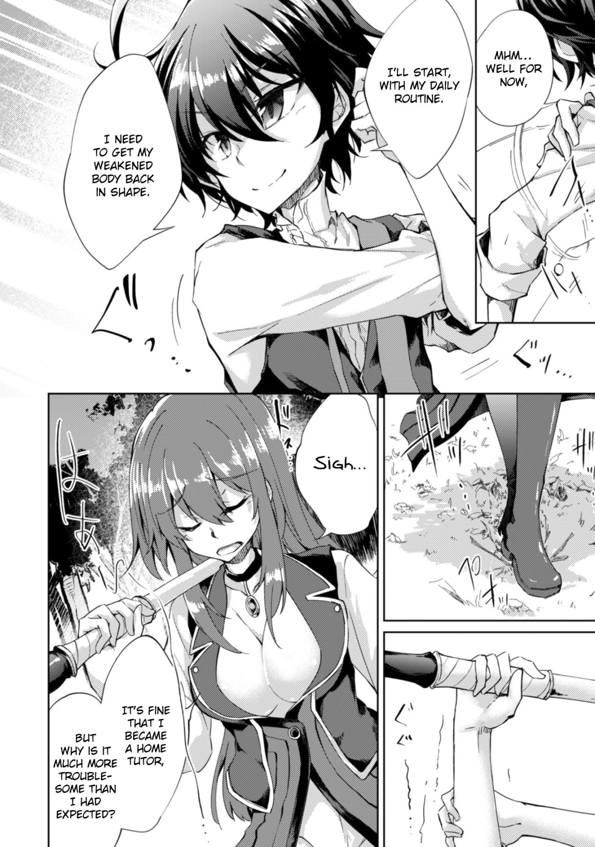 Moto Saikyou no Kenshi wa, Isekai Mahou ni Akogareru, Chapter 2, page 15