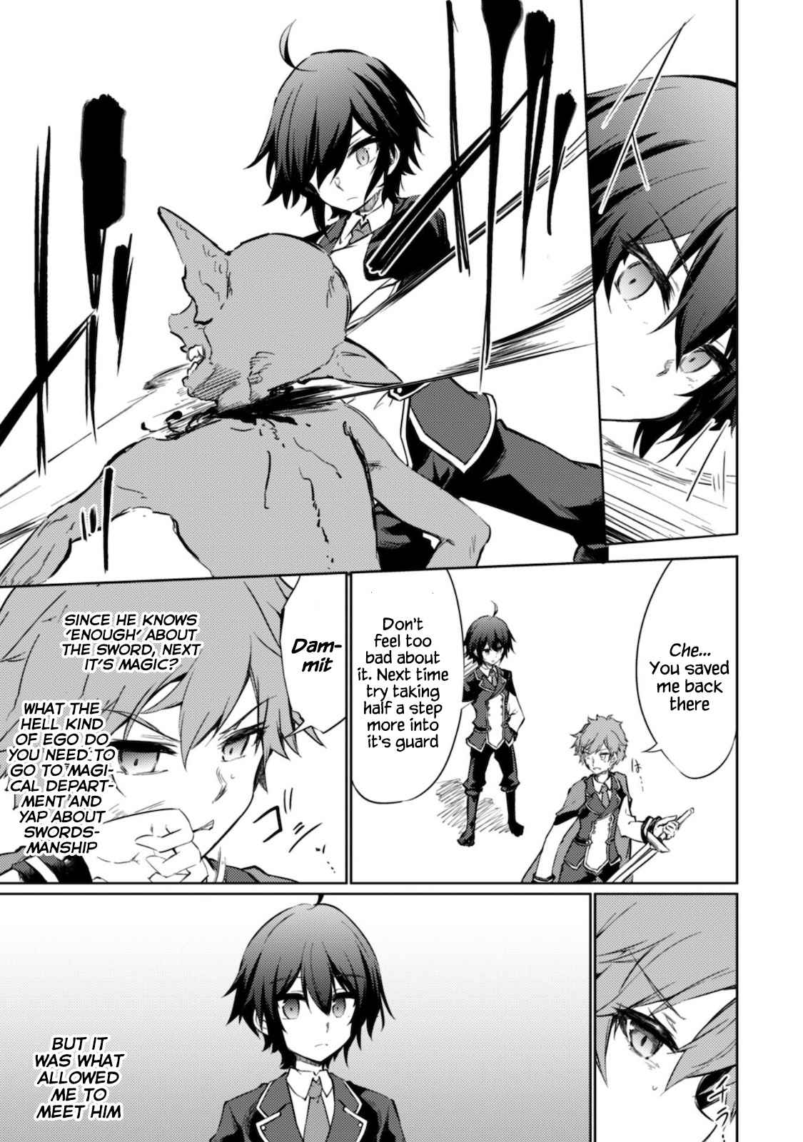Moto Saikyou no Kenshi wa, Isekai Mahou ni Akogareru, Chapter 32, page 4