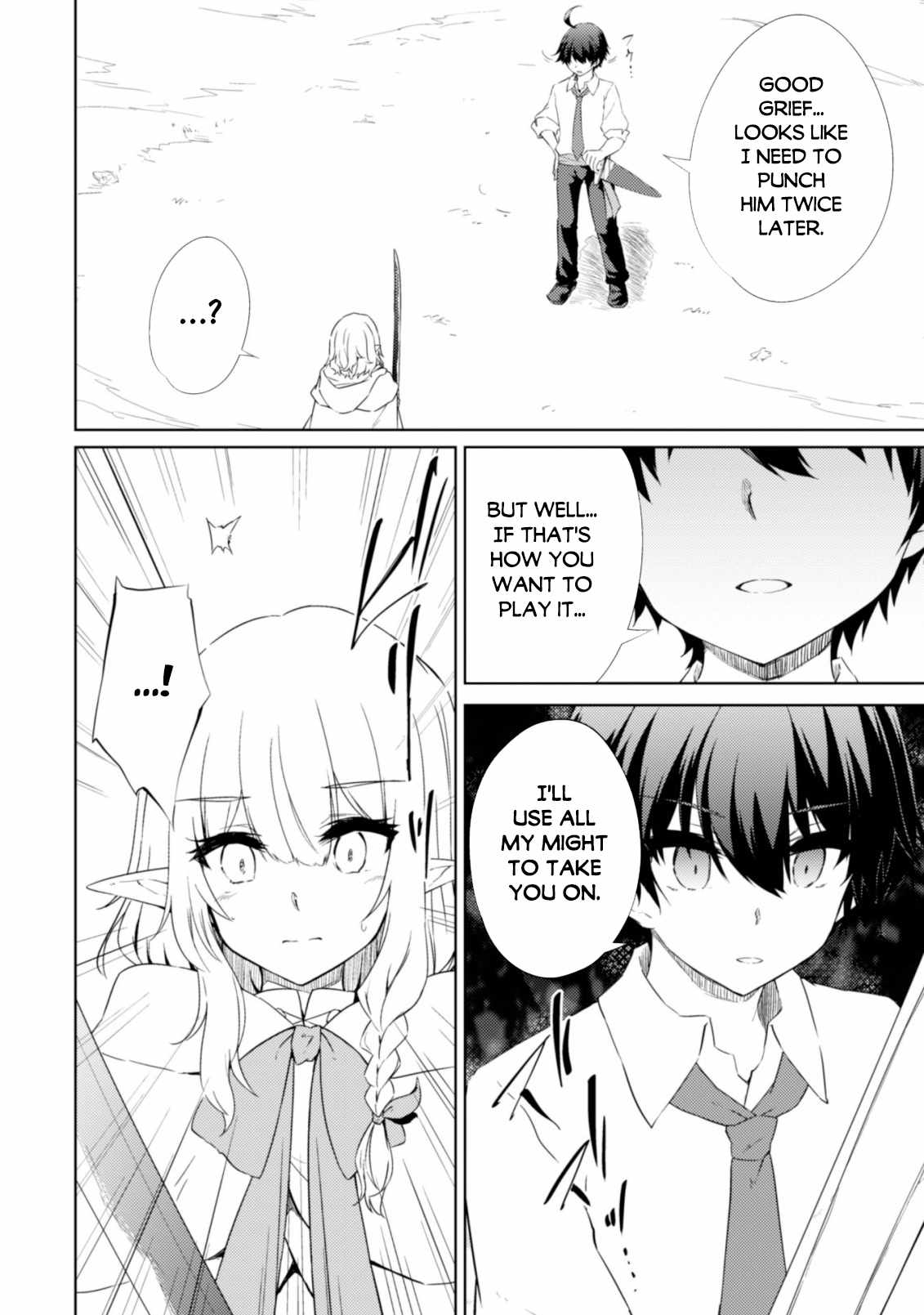 Moto Saikyou no Kenshi wa, Isekai Mahou ni Akogareru, Chapter 43, page 4