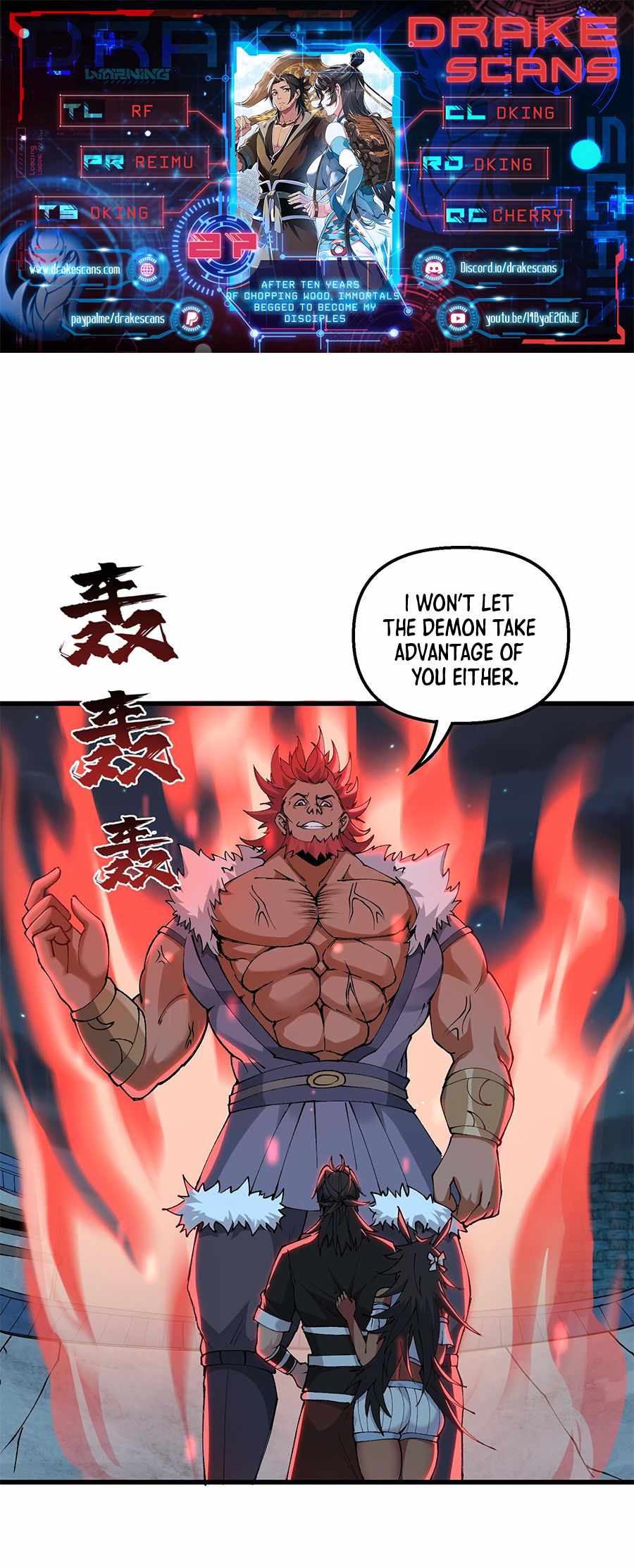 After Ten Years of Chopping Wood, Immortals Begged To Become My Disci..., Chapter 27, page 1